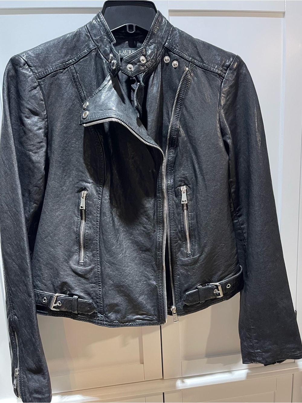 Ralph Lauren Black Leather Jacket